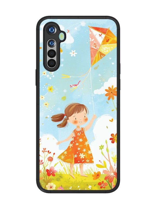 realme 5 Little Girl Kite Flying