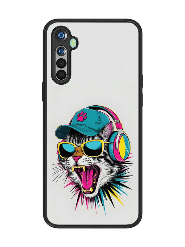 realme 5 Neon Pop Art DJ Cat Vibe