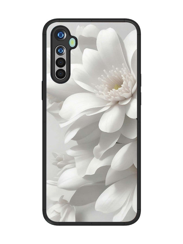 realme 5 Soft Focus Purity white Flower