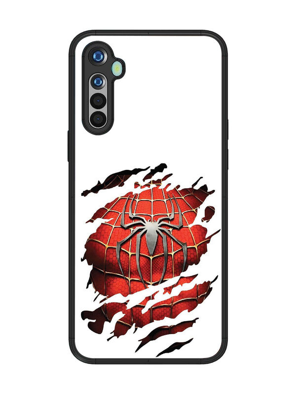 realme 5 Spider man iconic sign
