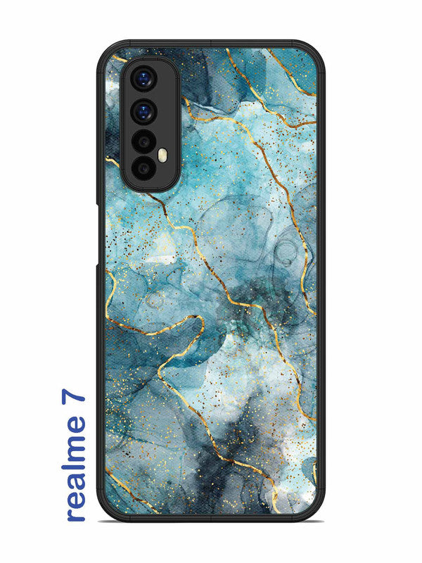 Realme 7 Oceanic Golden Strip Marble