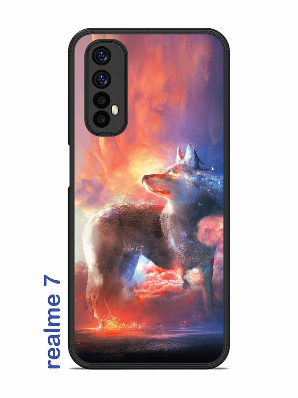 Realme 7 wolf-fantasy-animal