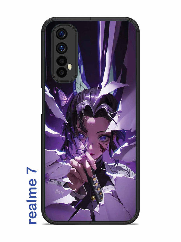 Realme 7 Purple Butterfly Hashira