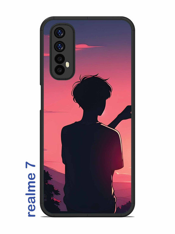 Realme 7 Love Heart with Hand Boy