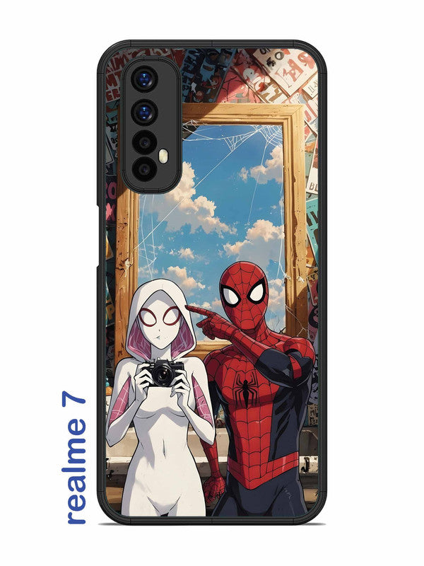 Realme 7 Spiderman and Spiderwoman