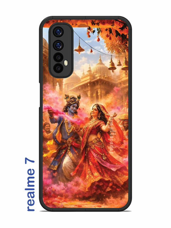 Realme 7 Radha Krishna Playing Holi