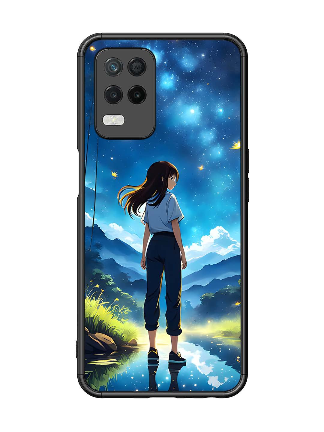 Realme 8 5G Girl In Beautiful Forest