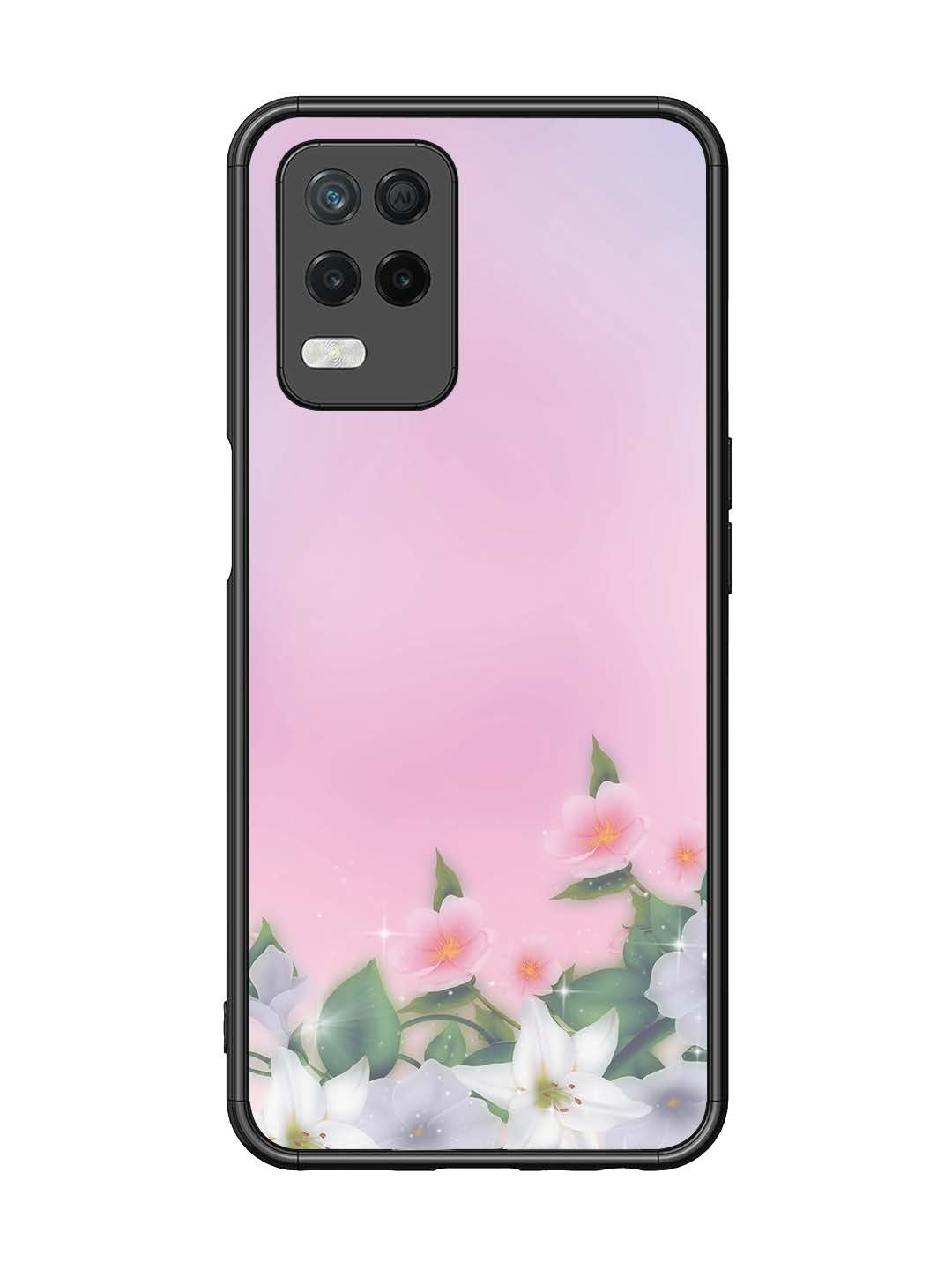 Realme Narzo 30 5G Pink Floral Elegance