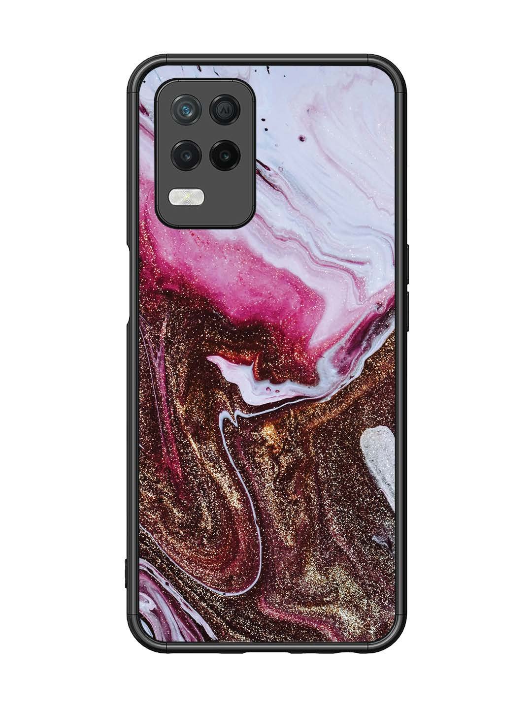 Realme 8 5G Elegant Rose & Gold Marble