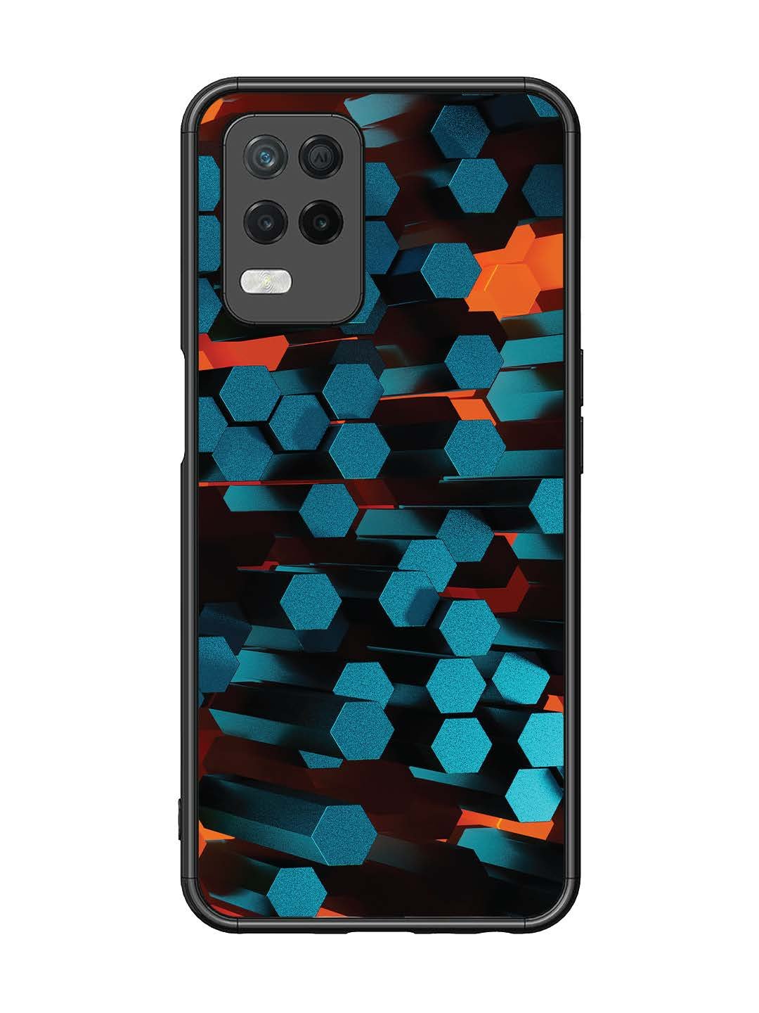 Realme Narzo 30 5G Hexagon 3D Abstract