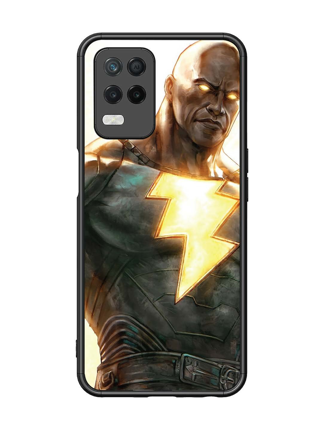 Realme Narzo 30 5G black Adam Close look