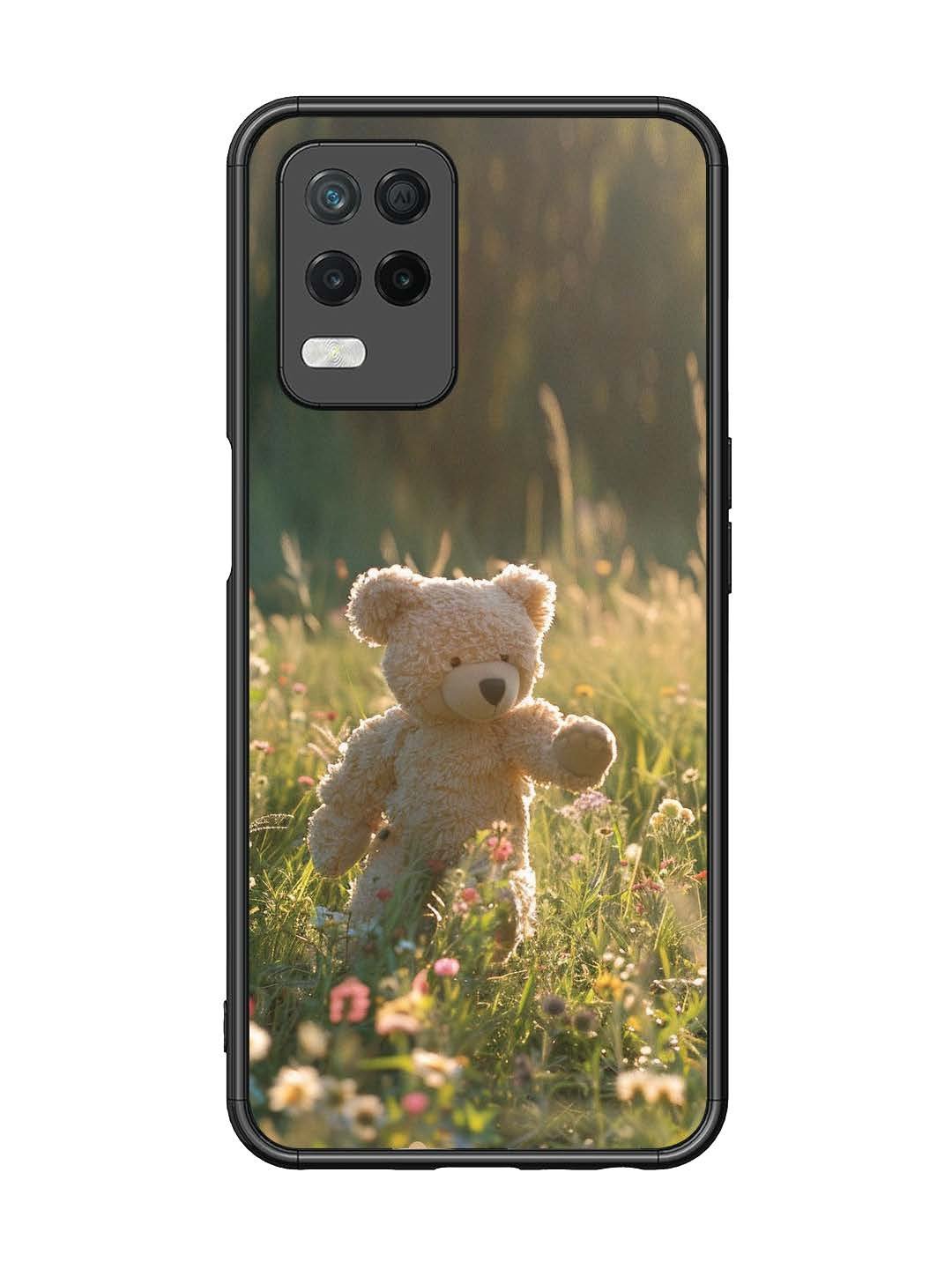 Realme 8 5G Teddy Bear Outdoors