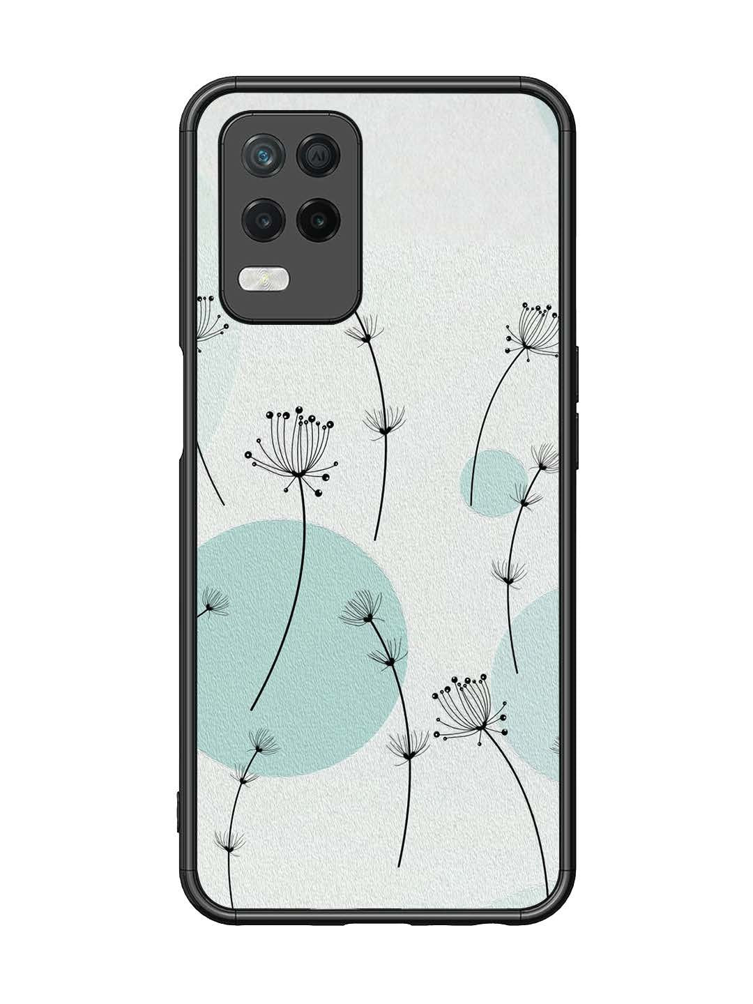 Realme 8 5G Soft Focus Floral Silhouette