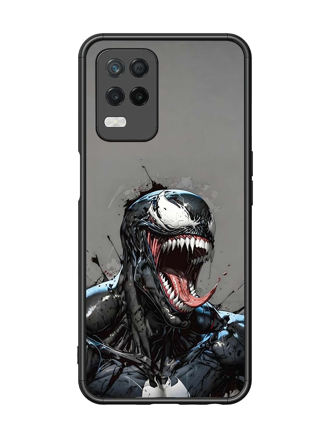 Realme Narzo 30 5G Venom Symbiote Grin Art