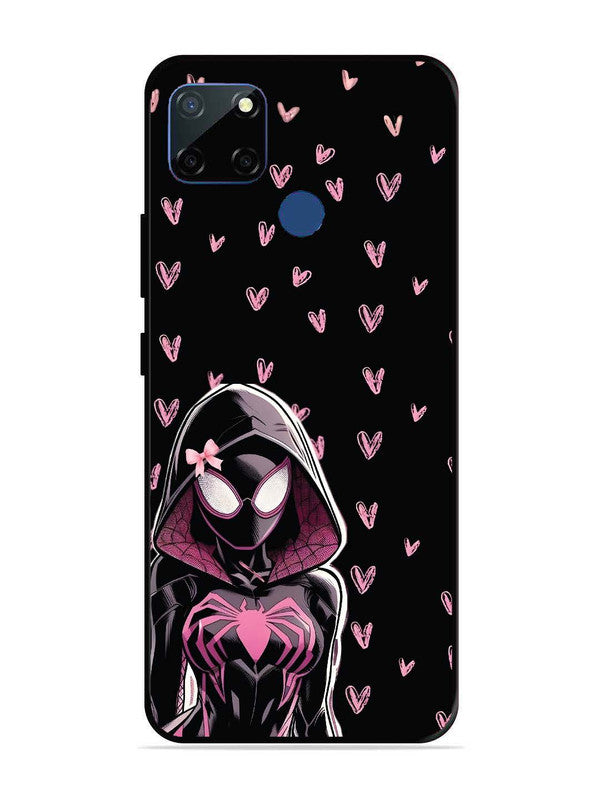 REALME C12 Spidergirl with hearts