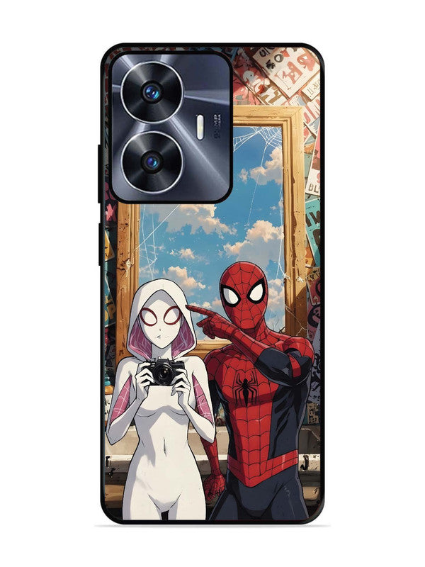 REALME C55 Spiderman and Spiderwoman