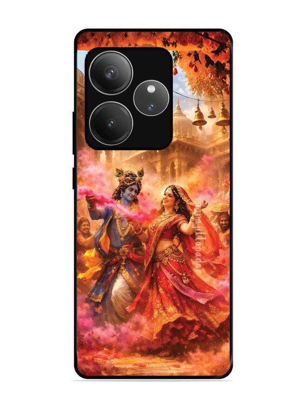 realme GT6 Radha Krishna Playing Holi
