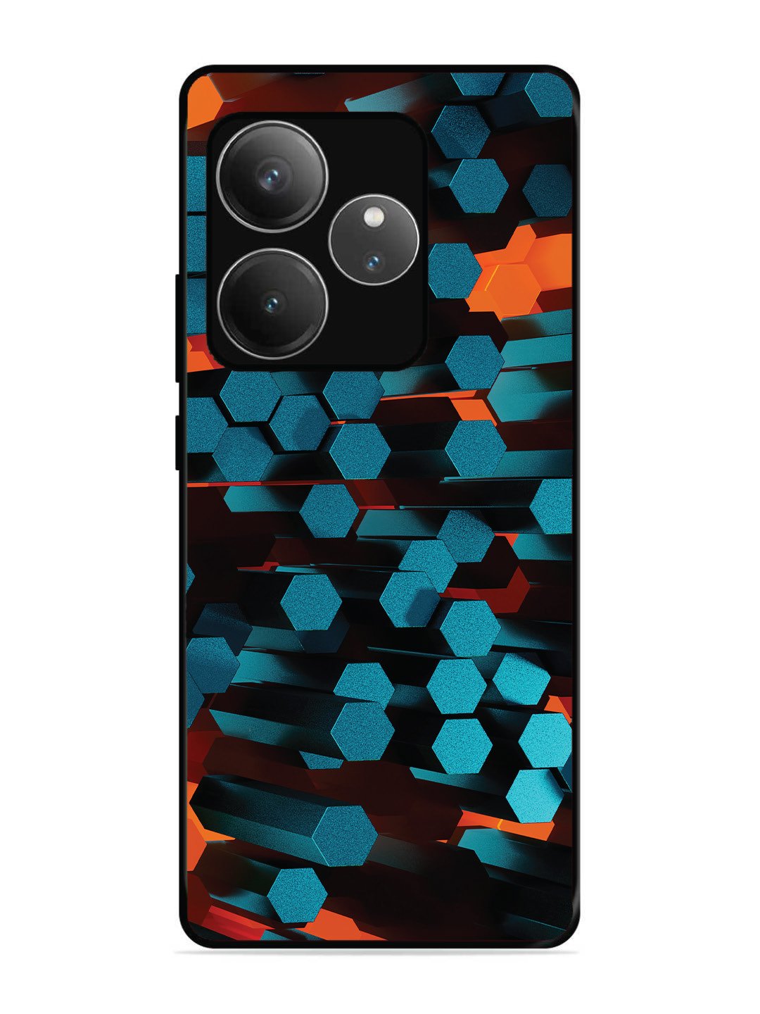 Realme GT6 Hexagon 3D Abstract