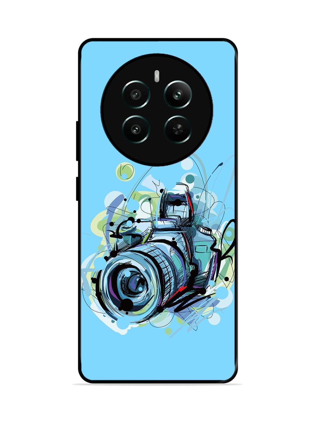 realme P1 5G Camera Blue Background