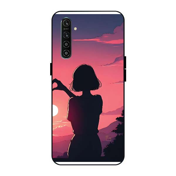 REALME X2 Love Heart with Hand Girl
