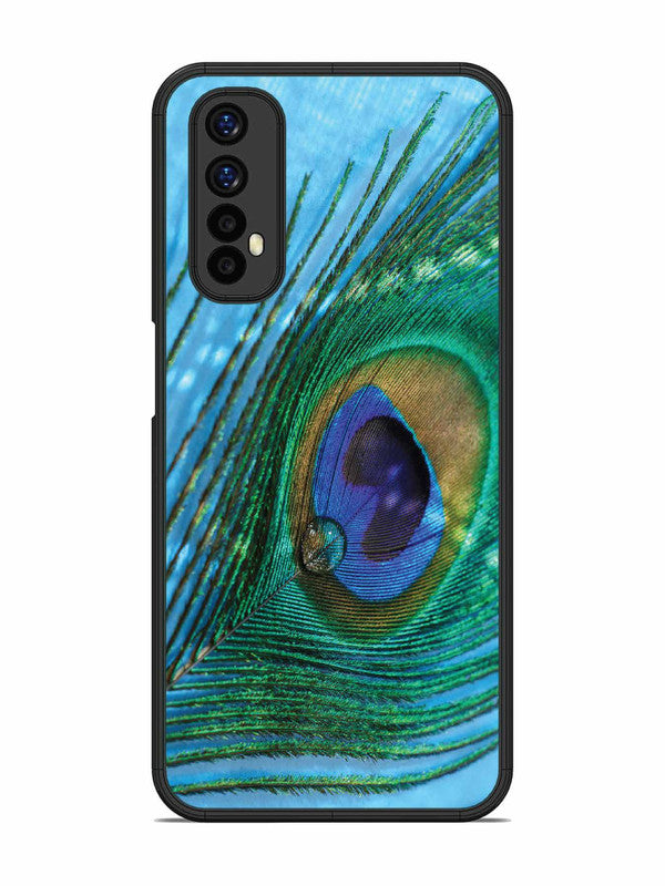 Realme Narzo 20 Pro A drop on Peacock Feather
