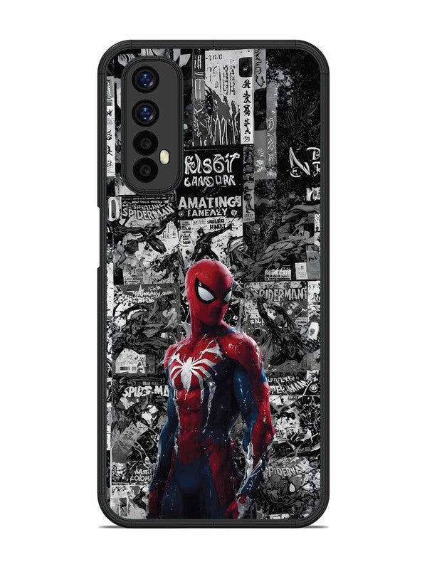 Realme Narzo 20 Pro Spiderman Highlighted on News Paper