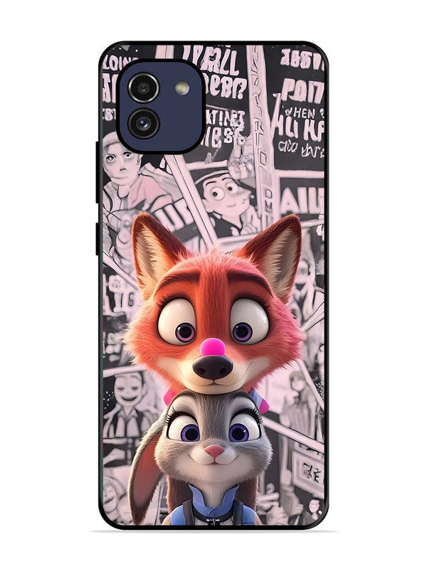 Samsung Galaxy A03 Cute Nick wilde and judy hopps 2