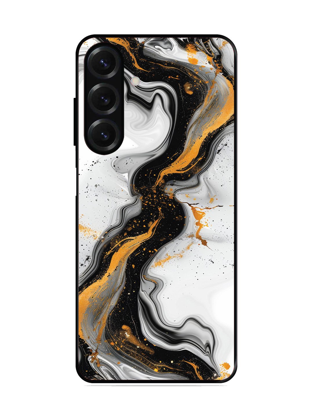 SAMSUNG Galaxy S24 Plus 5G Black And Golden Marble Essence