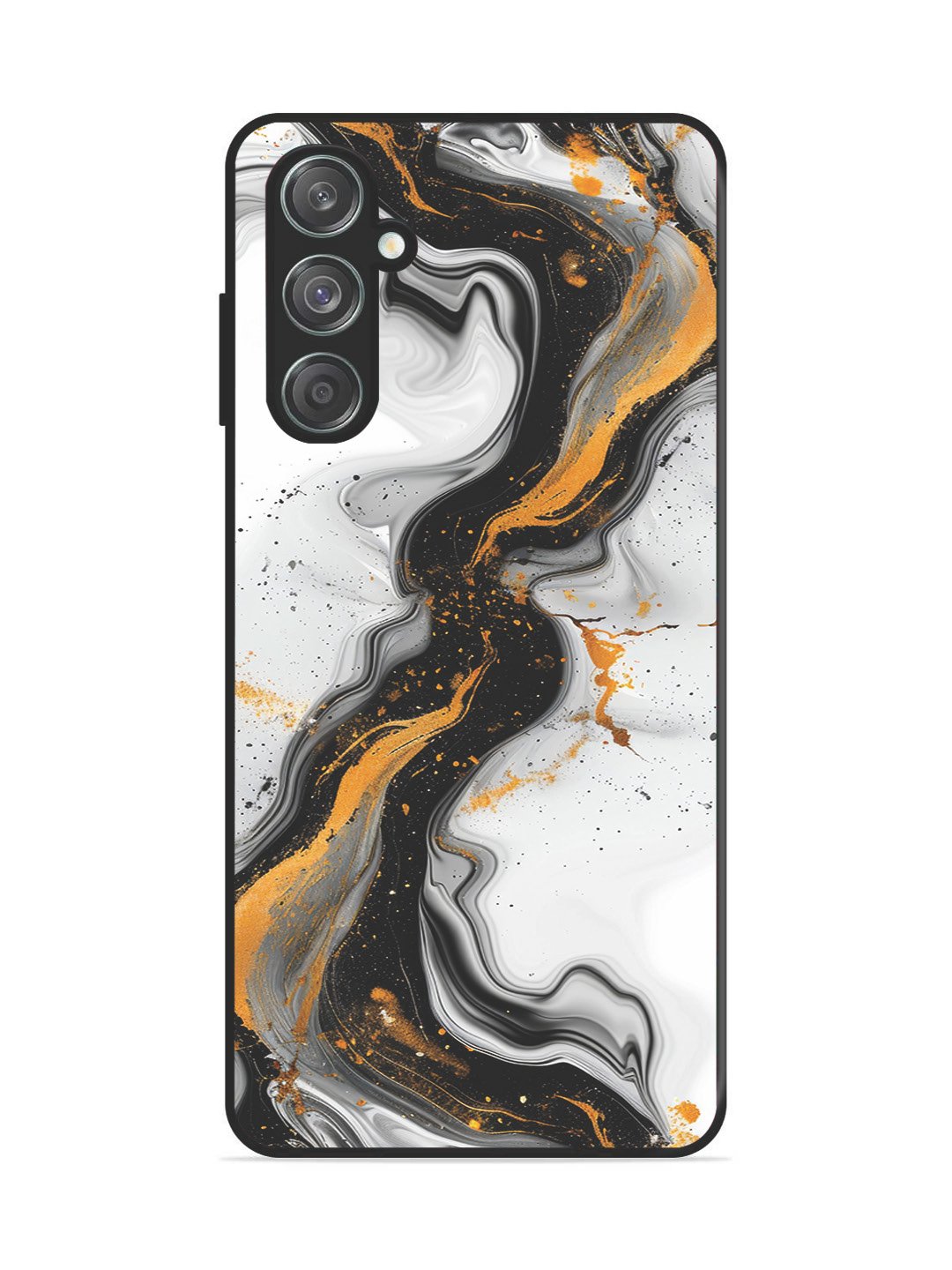 Samsung Galaxy F15 5g Black And Golden Marble Essence