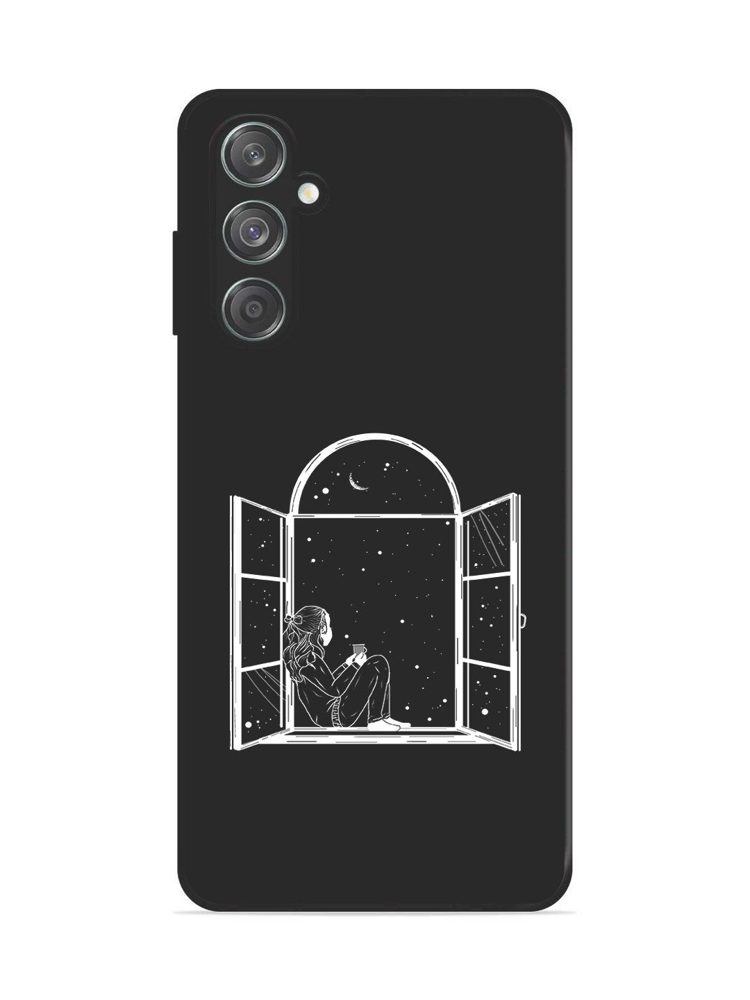 Samsung Galaxy M15 Little Girl on Window