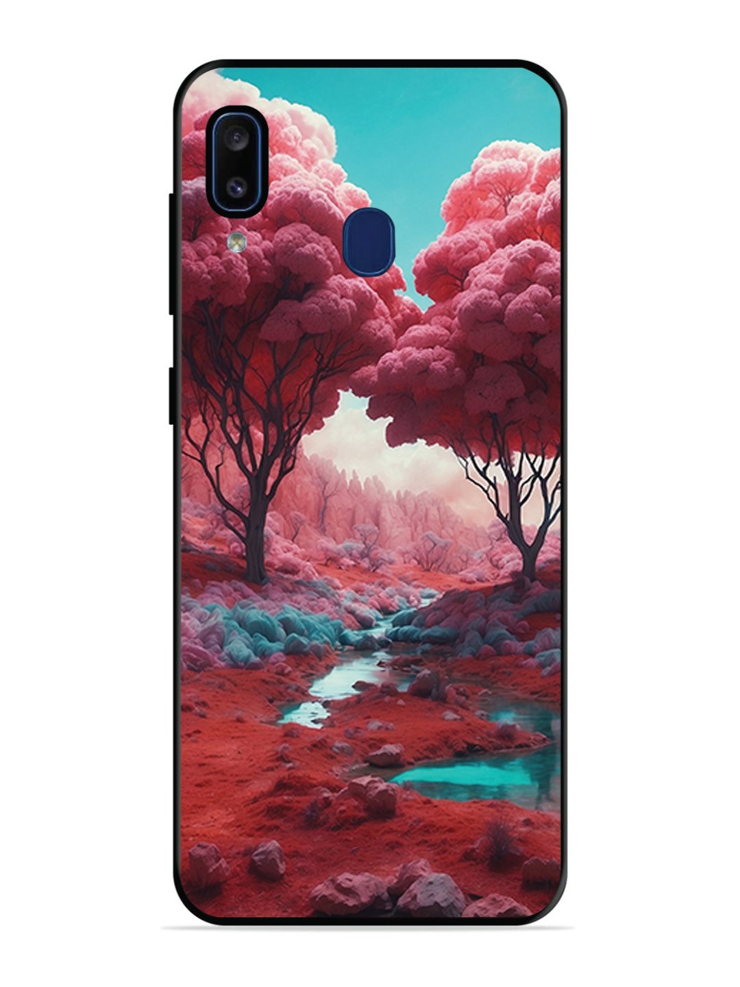 Samsung Galaxy A20 Pink Forest
