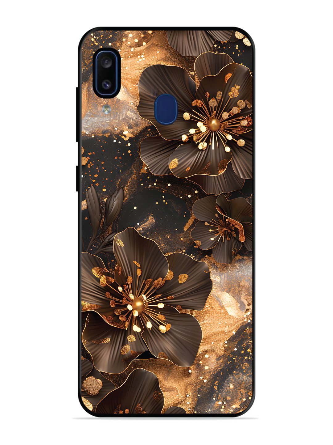Samsung Galaxy A20 Golden Flowars