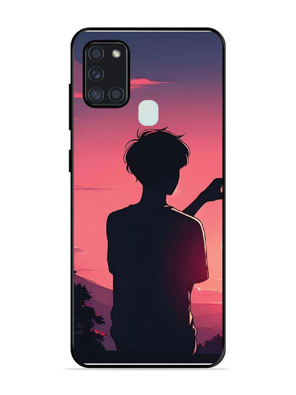 Samsung Galaxy A21s Love Heart with Hand Boy