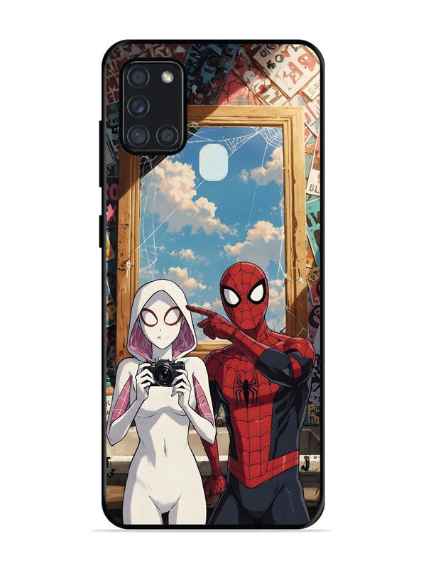 Samsung Galaxy A21s Spiderman and Spiderwoman