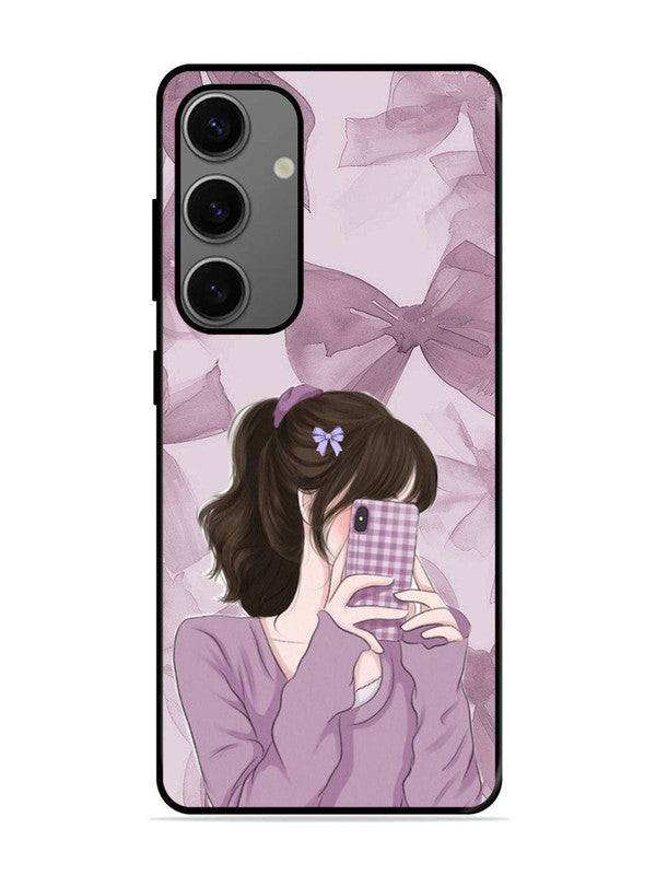 Samsung Galaxy A25 Pinky Girl taking selfie