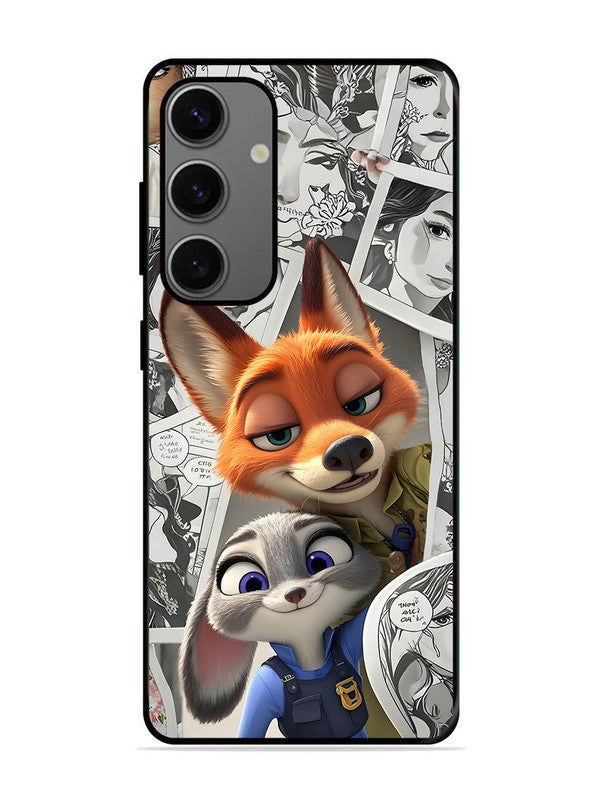 Samsung Galaxy A25 Cute Nick wilde and judy hopps