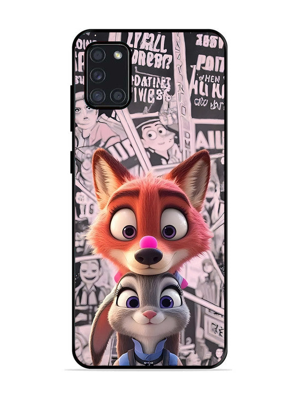 Samsung Galaxy A31 Cute Nick wilde and judy hopps 2