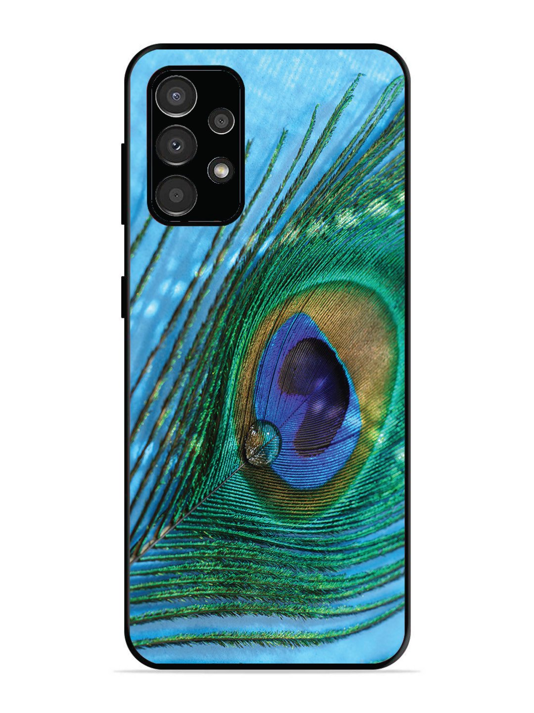 Samsung Galaxy A33 A drop on Peacock Feather