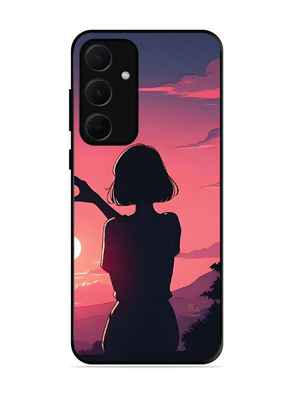 Samsung Galaxy A35 5G Love Heart with Hand Girl