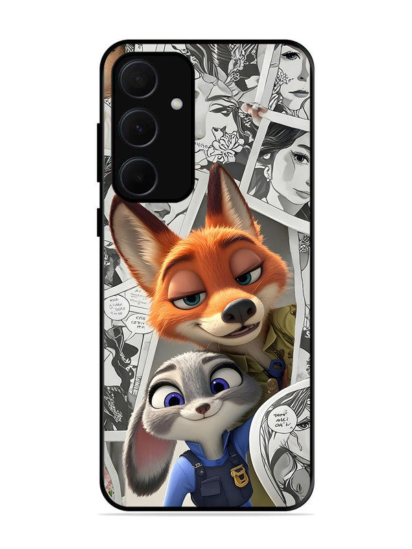 Samsung Galaxy A54 5G Cute Nick wilde and judy hopps