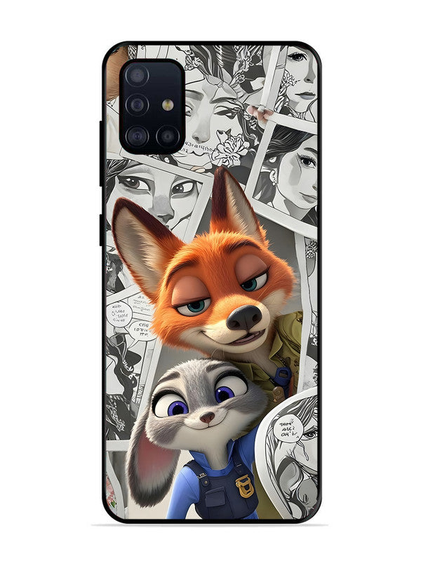 Samsung Galaxy A71 Cute Nick wilde and judy hopps