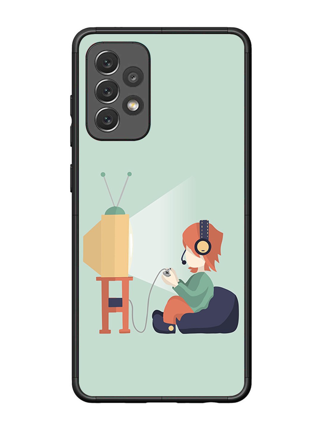 Samsung Galaxy A72 Kid Playing Game