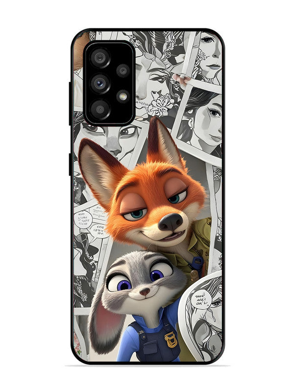 Samsung Galaxy A73 5G Cute Nick wilde and judy hopps