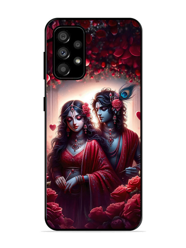 Samsung Galaxy A73 5G Couples in Red theme like Radha Krishna