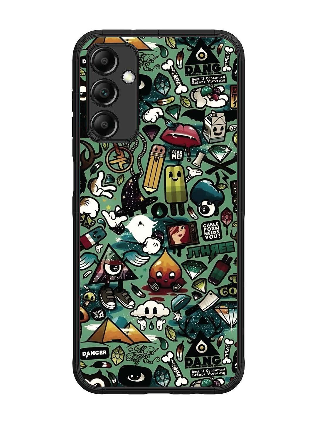 Samsung Galaxy M14 4G Pop Art Doodle Graffiti Collage