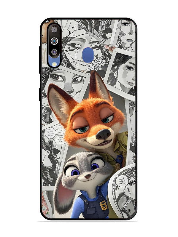 Samsung Galaxy M30 Cute Nick wilde and judy hopps