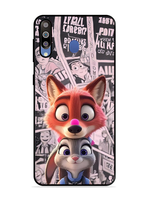 Samsung Galaxy M30 Cute Nick wilde and judy hopps 2