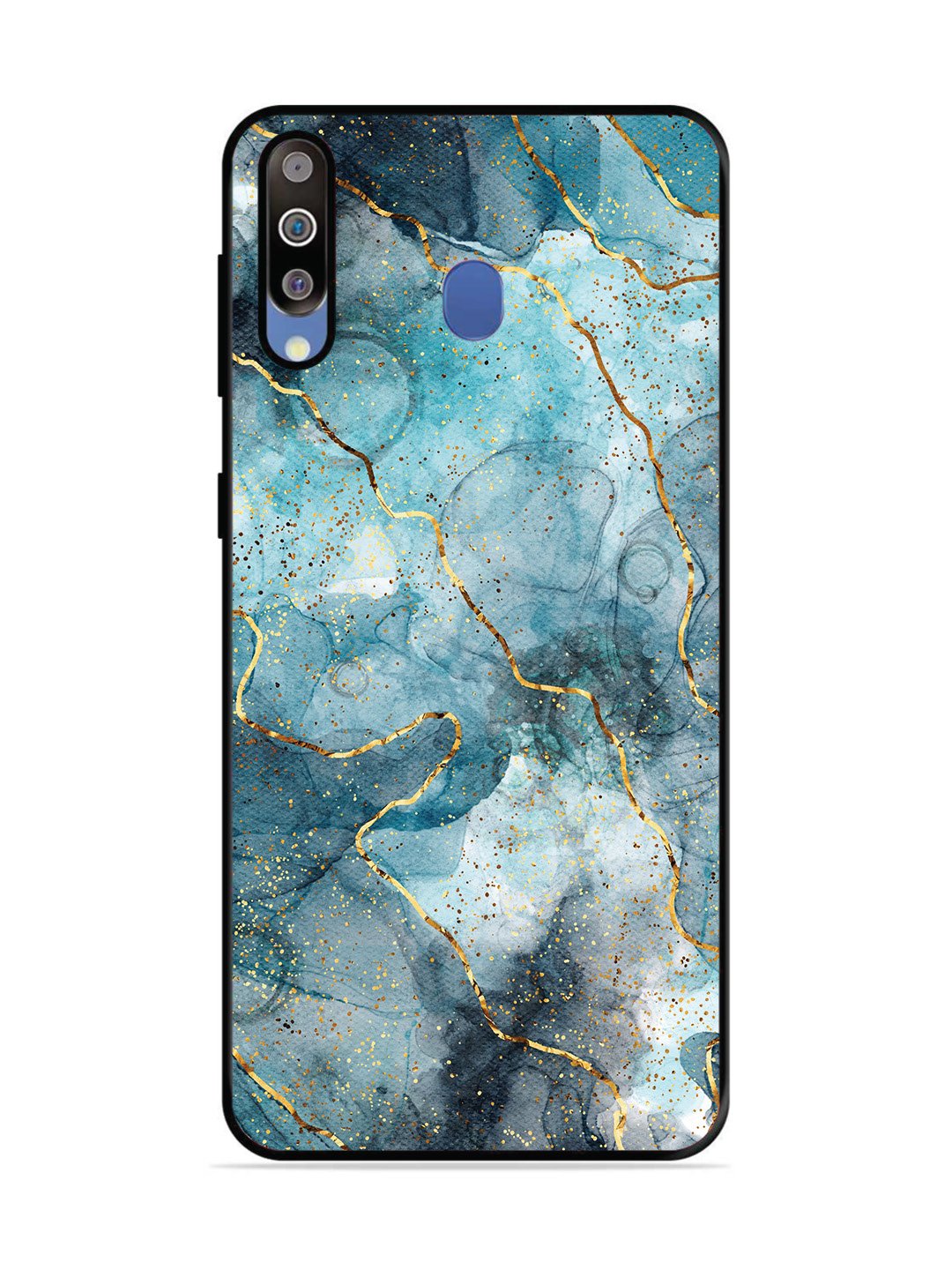 Samsung Galaxy M30 Oceanic Golden Strip Marble