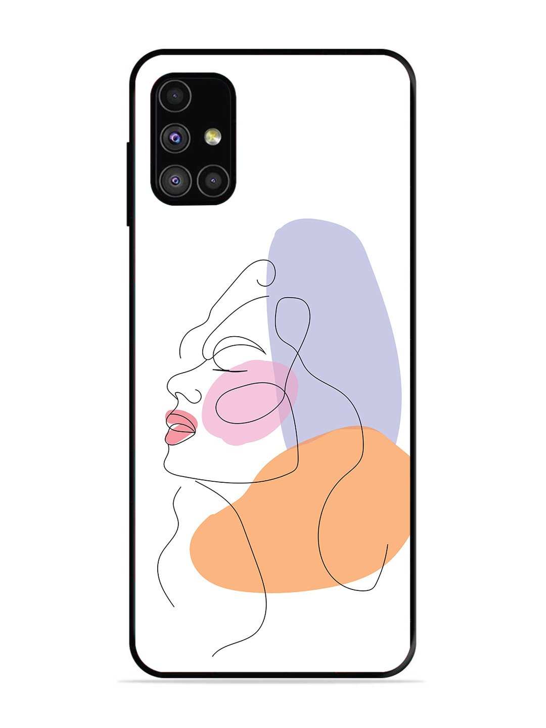 SAMSUNG GALAXY M31S Line Art Girl Face