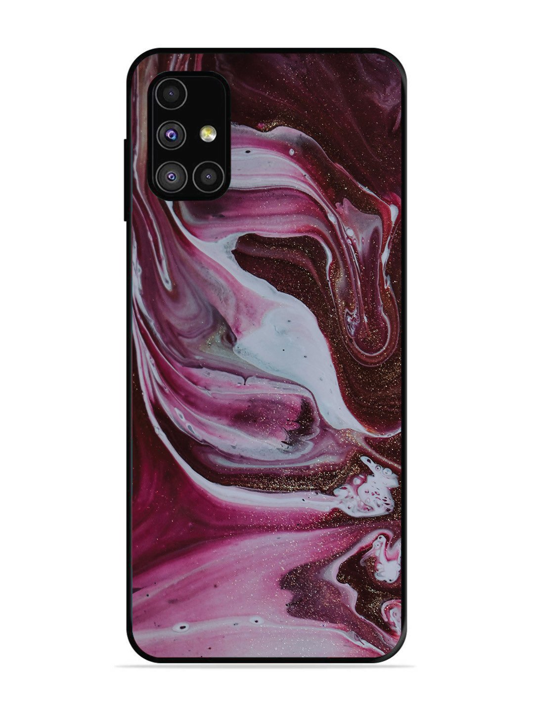 SAMSUNG GALAXY M31S Pink And Golden Marble